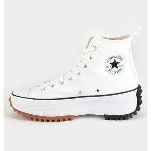 CONVERSE Run Star Hike High Top Womens Platform Shoes 7 white Gum